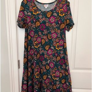 Lot Bundle of 2 LuLaRoe Carley Hi-low Dresses Small